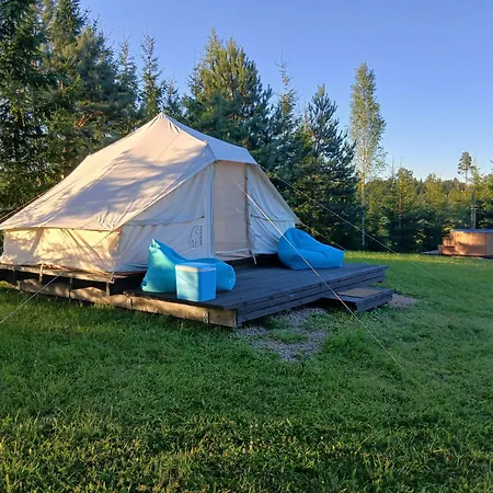 Luxussátor Glamplife,tuenni Ja Suitsusaunaga *